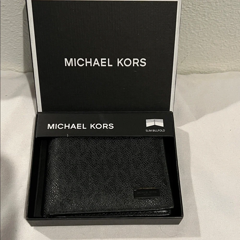 Michael Kors Black Men's Bifold Wallet
